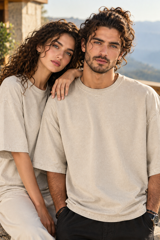 Premium Streetwear and Minimalist fashion: Oversized Tee-Being Colour