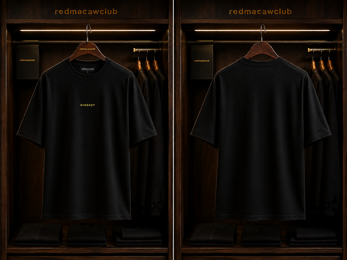Mindset-Oversized Drop Shoulder-Black Colour