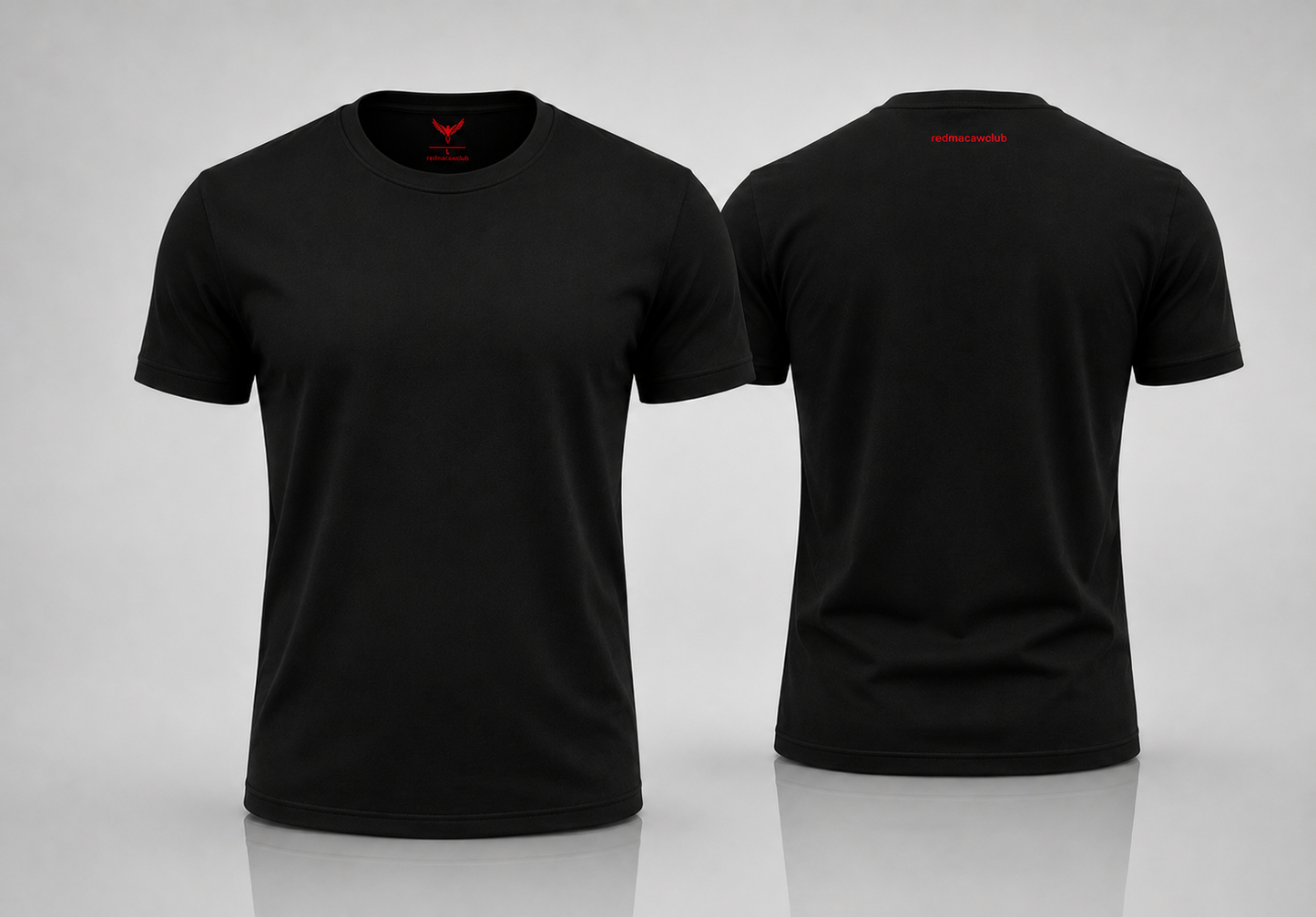 Crew neck short-sleeve t-shirt - Black colour