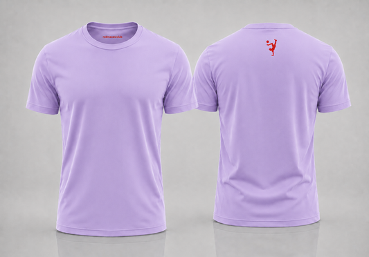 Casual Slim Fit (Regular) crew neck t-shirt- Lavender