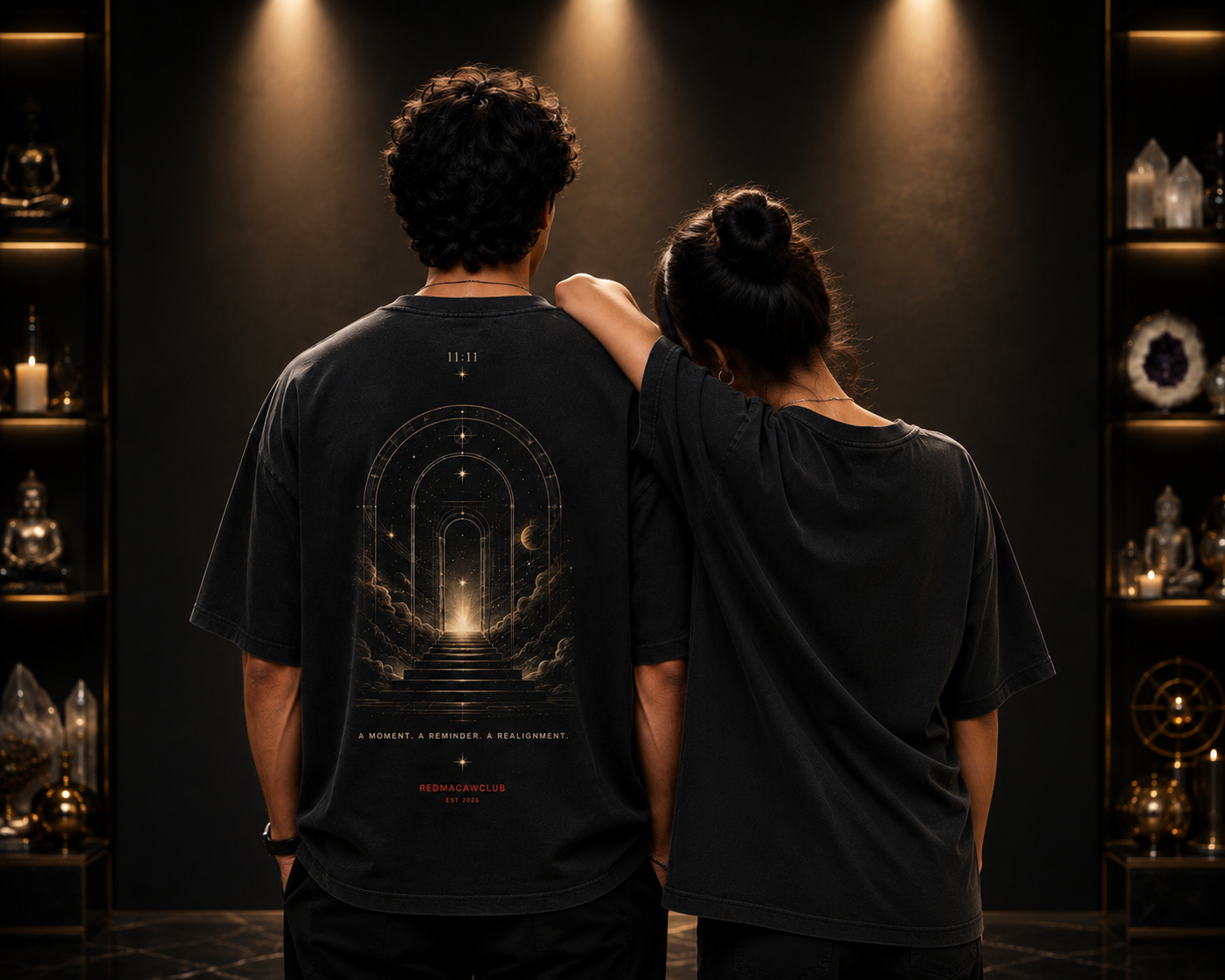 Premium Oversized Drop Shoulder – 11:11 Universe Wish Edition