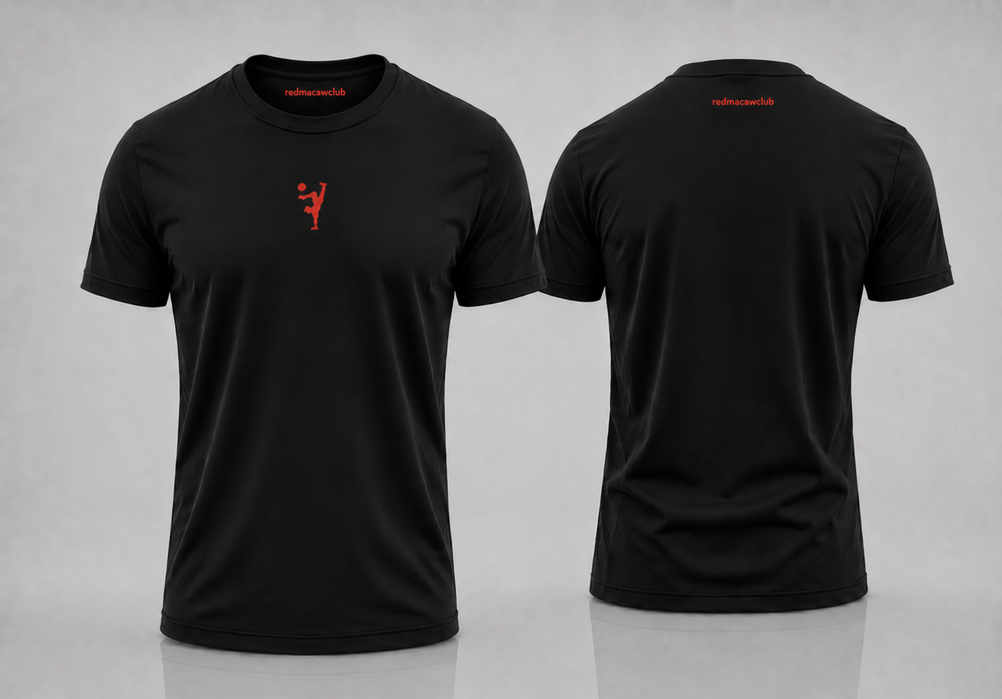 Athletic Slim Fit (Regular) crew neck t-shirt- Black