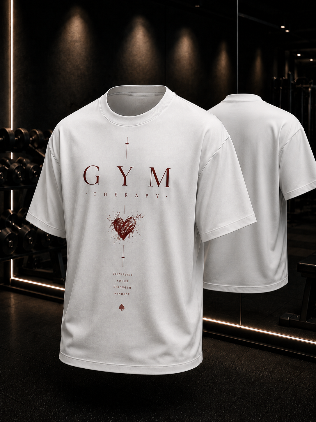 White Oversized streetwear graphic T-shirt