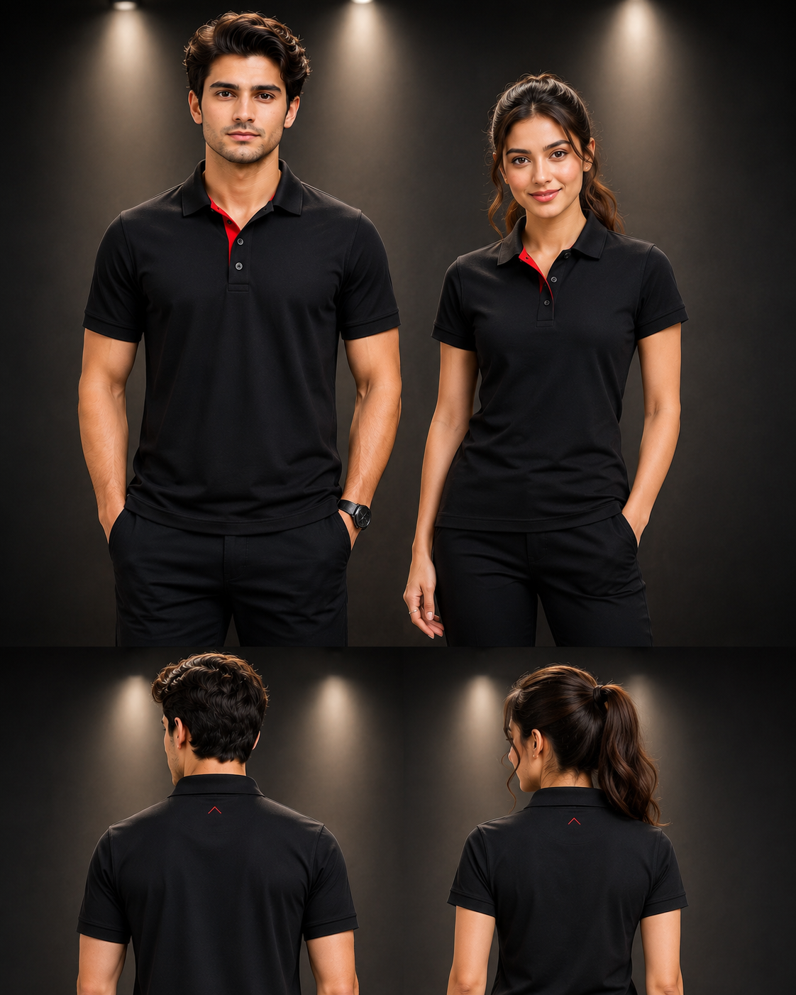 Limited Edition Polo T-shirt-Black Colour