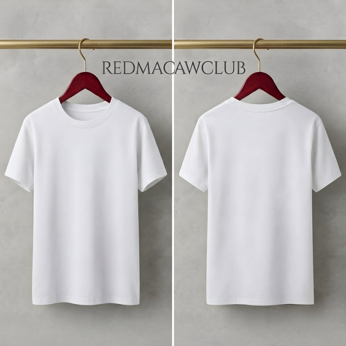 MINIMALIST REGULAR SLIM FIT WHITE TEE- FRENCH TERRY 240 GSM