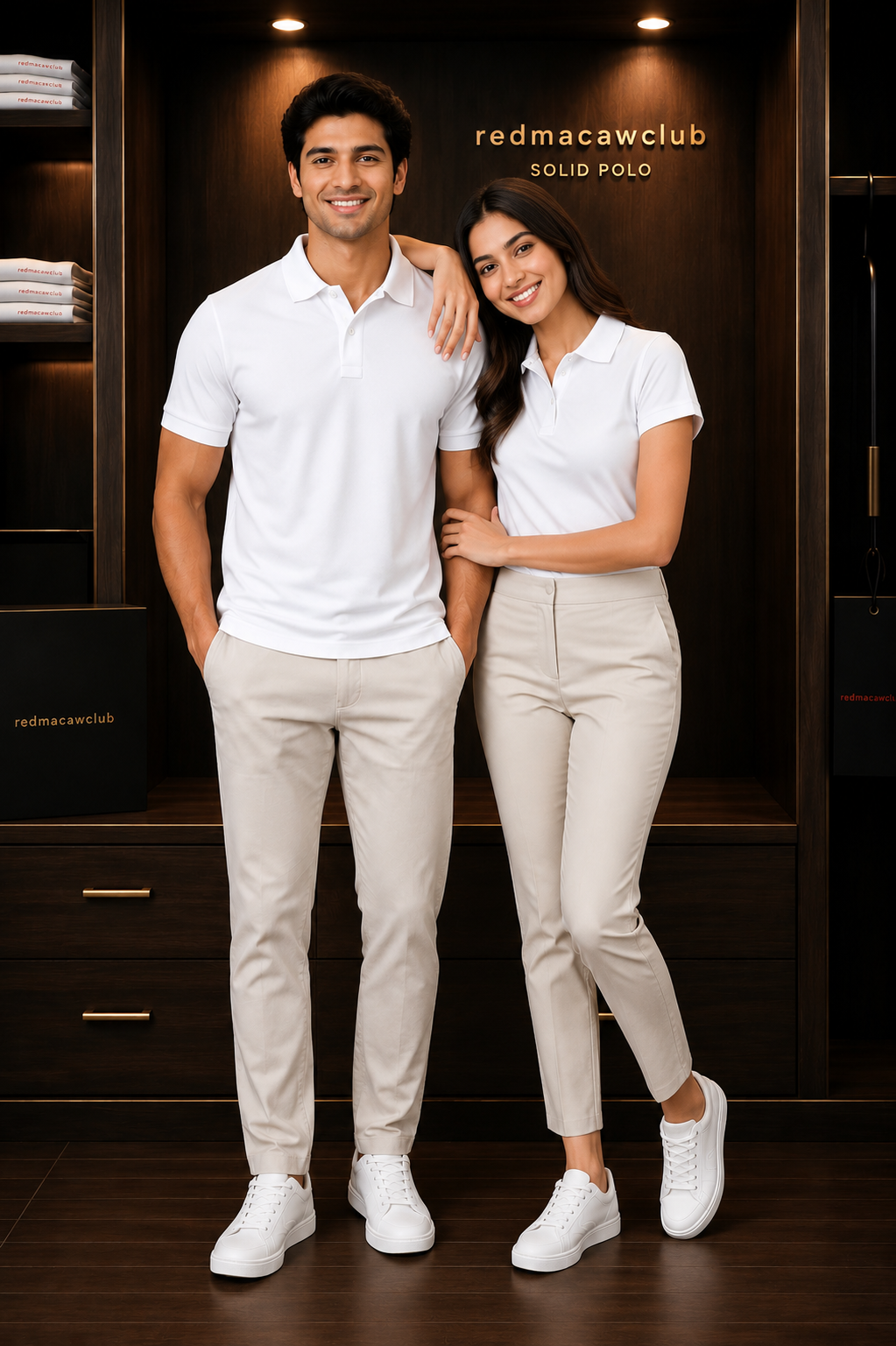 Solid Polo Tshirt - Black and White Combo Offer -Light Weight 220 GSM Matty Polo