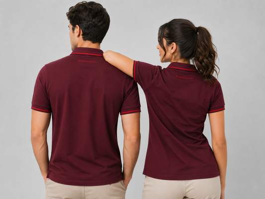 Tipping Polo T-Shirt -Maroon