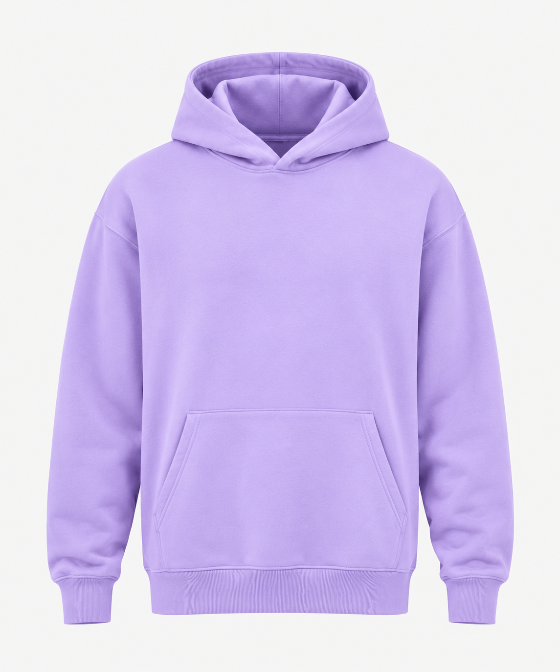 MINIMALIST UNISEX LAVENDER HOODIE- 300 GSM FRENCH TERRY