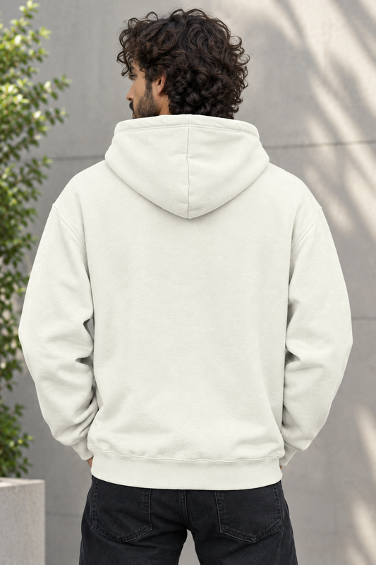 Classic Unisex White Hoodie-350 GSM