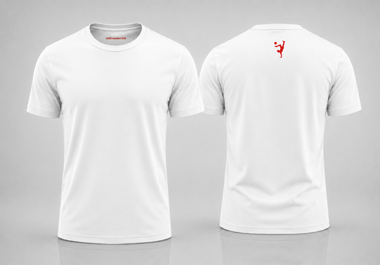 Casual Slim Fit (Regular) crew neck t-shirt- White