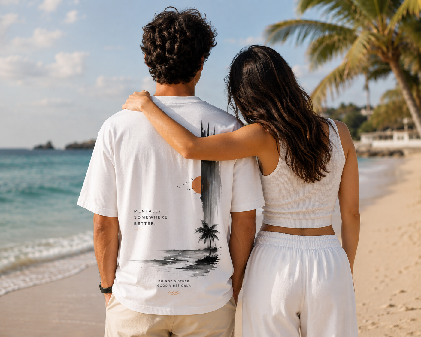 Out of Office Oversized Drop shoulder-White Colour