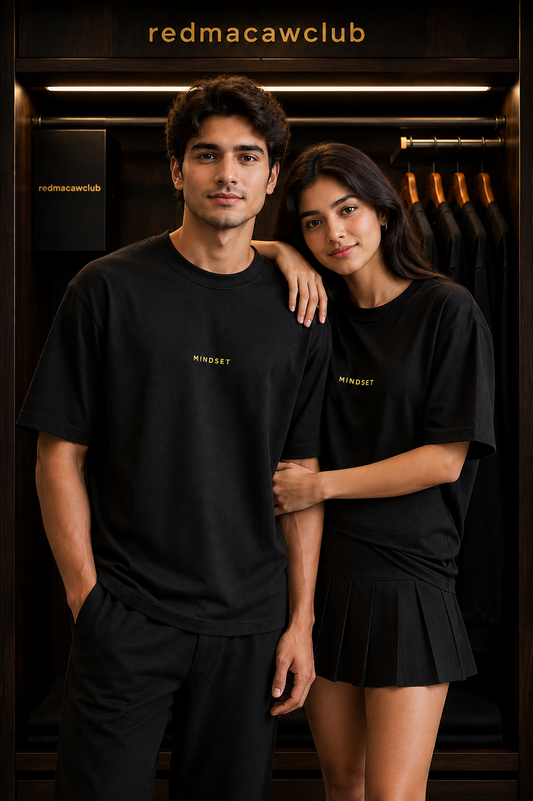 Mindset-Oversized Drop Shoulder-Black Colour