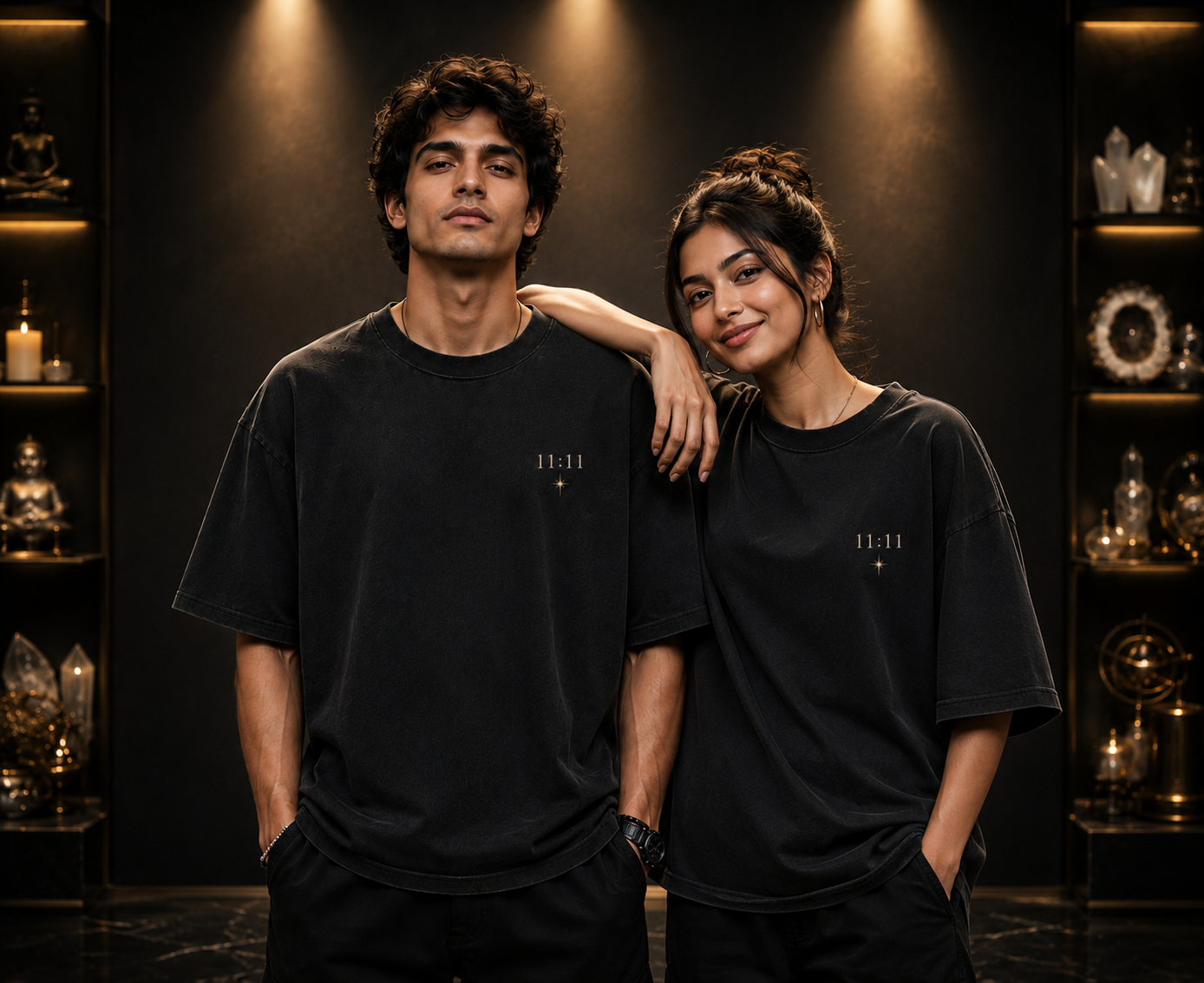 Premium Oversized Drop Shoulder – 11:11 Universe Wish Edition