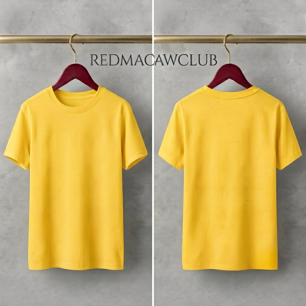 MINIMALIST REGULAR SLIM FIT YELLOW- 240 GSM FRENCH TERRY