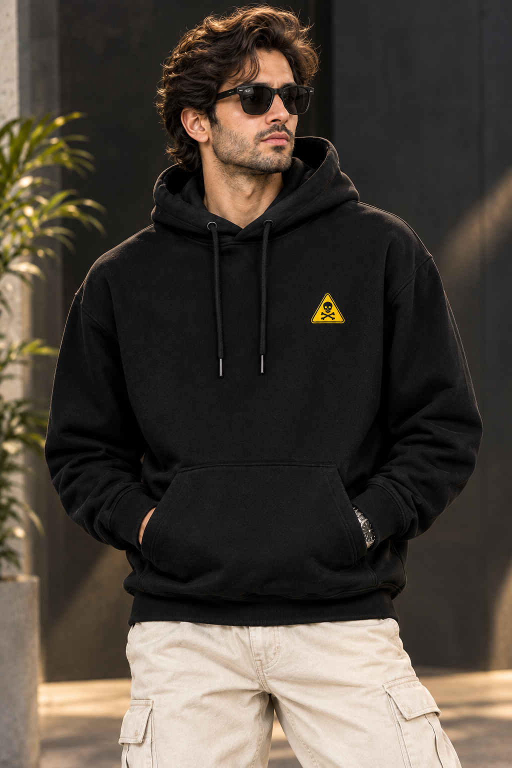 WARNING - UNISEX HOODIE- 300 GSM