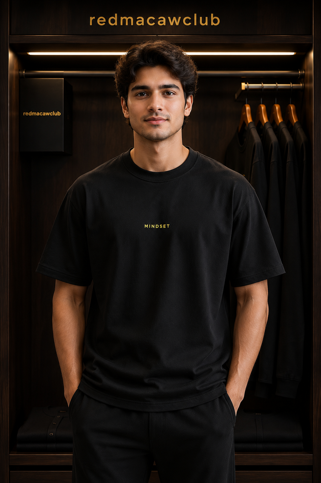 Mindset-Oversized Drop Shoulder-Black Colour