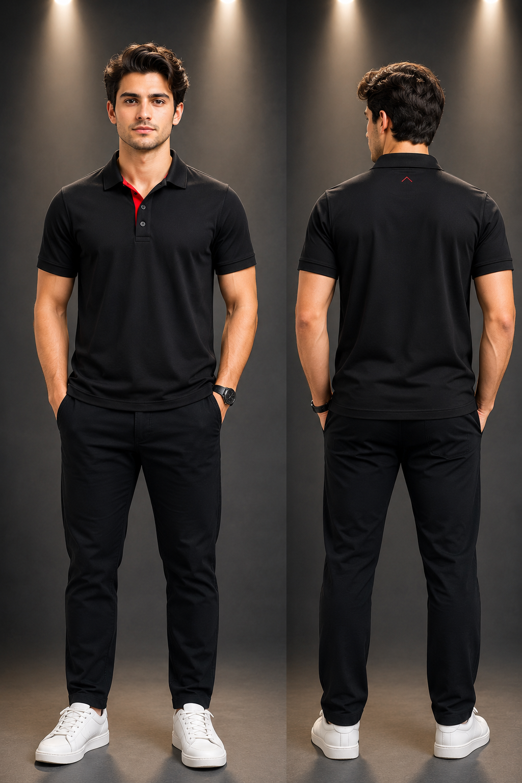 Limited Edition Polo T-shirt-Black Colour