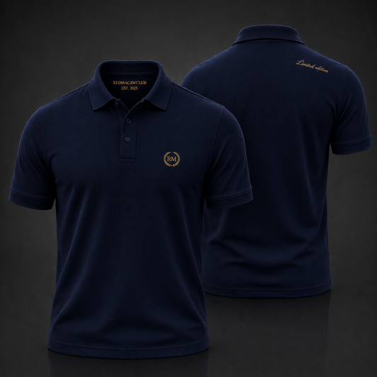 Limited Edition Polo Tshirt - Navy Blue
