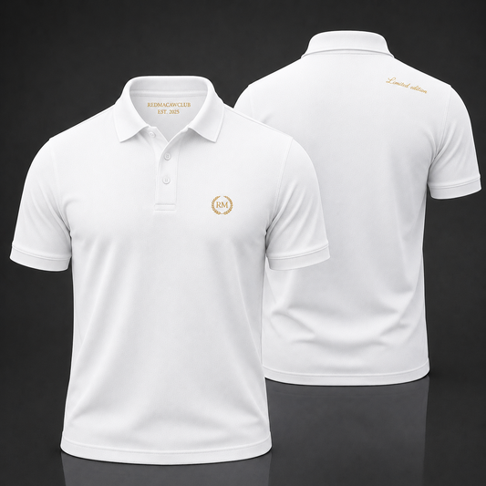 Limited Edition Polo Tshirt - Royal White