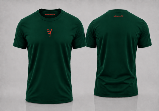 Athletic Slim Fit (Regular) crew neck t-shirt- Bottle Green