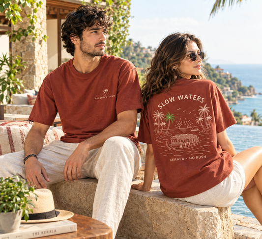 ALLEPPEY- UNISEX REGULAR SLIM FIT- COTTON TEE