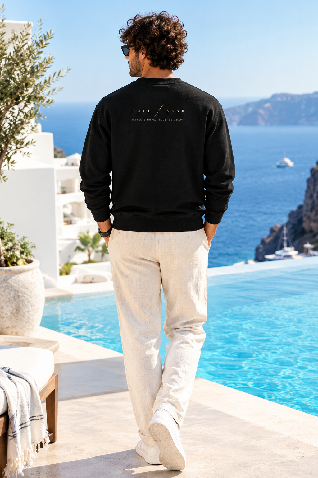 Bull Vs Bear - Unisex Sweatshirts Black-300 GSM