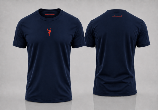 Athletic Slim Fit (Regular) crew neck t-shirt- Navy Blue