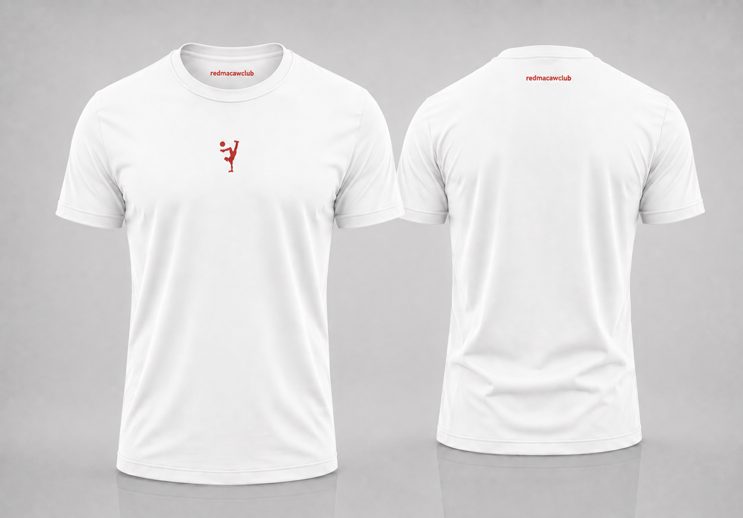 Athletic Slim Fit (Regular) crew neck t-shirt- White