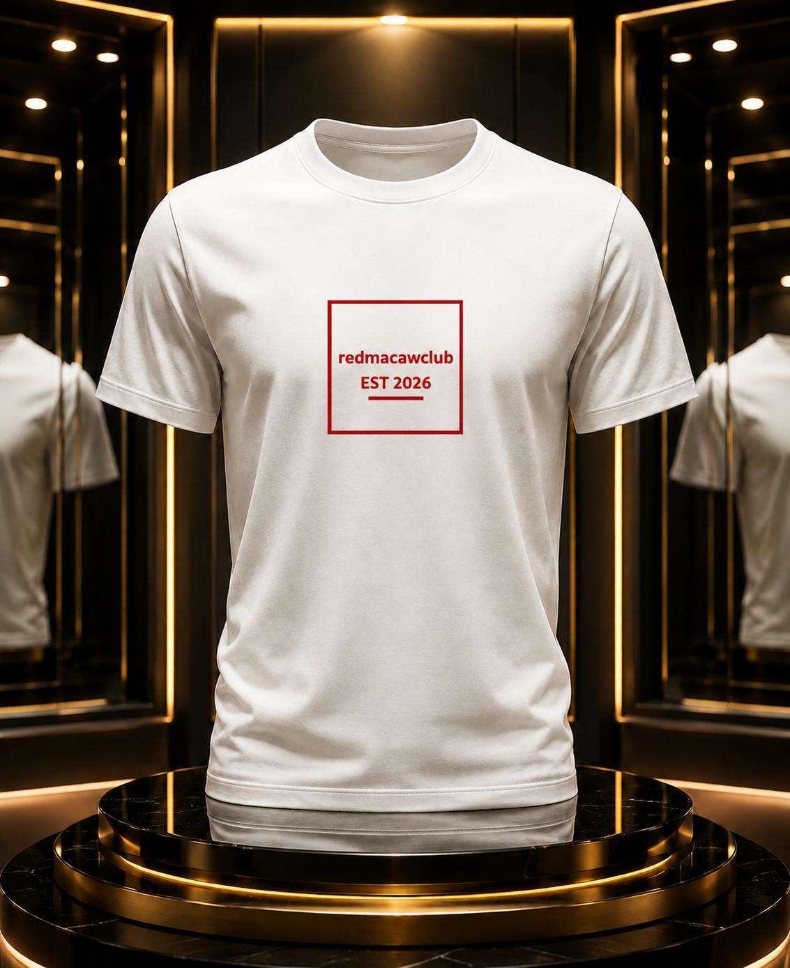 Casual Slim Fit (Regular) crew neck t-shirt- White Colo