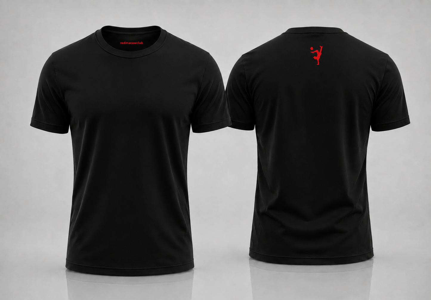 Casual Slim Fit (Regular) crew neck t-shirt- Black