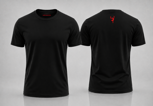 Casual Slim Fit (Regular) crew neck t-shirt- Black