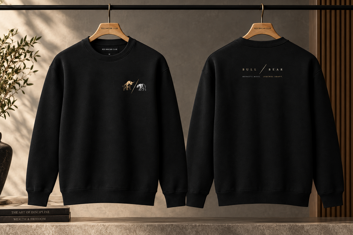 Bull Vs Bear - Unisex Sweatshirts Black-300 GSM