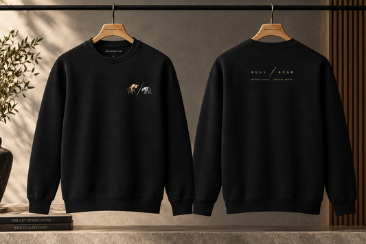Bull Vs Bear - Unisex Sweatshirts Black-300 GSM