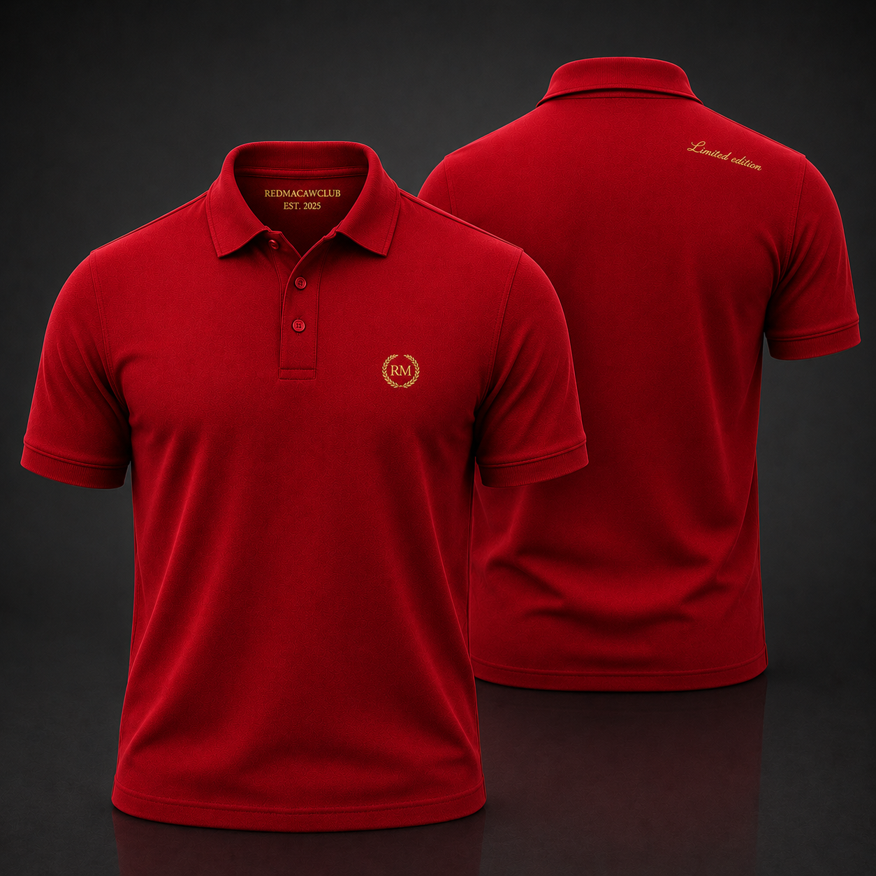 Limited edition Polo Tshirt - Royal Red
