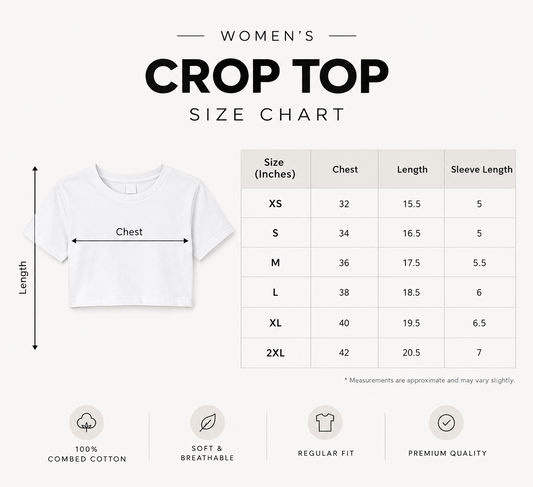 Cool Pineapple Women’s Black Crop Top-240 GSM