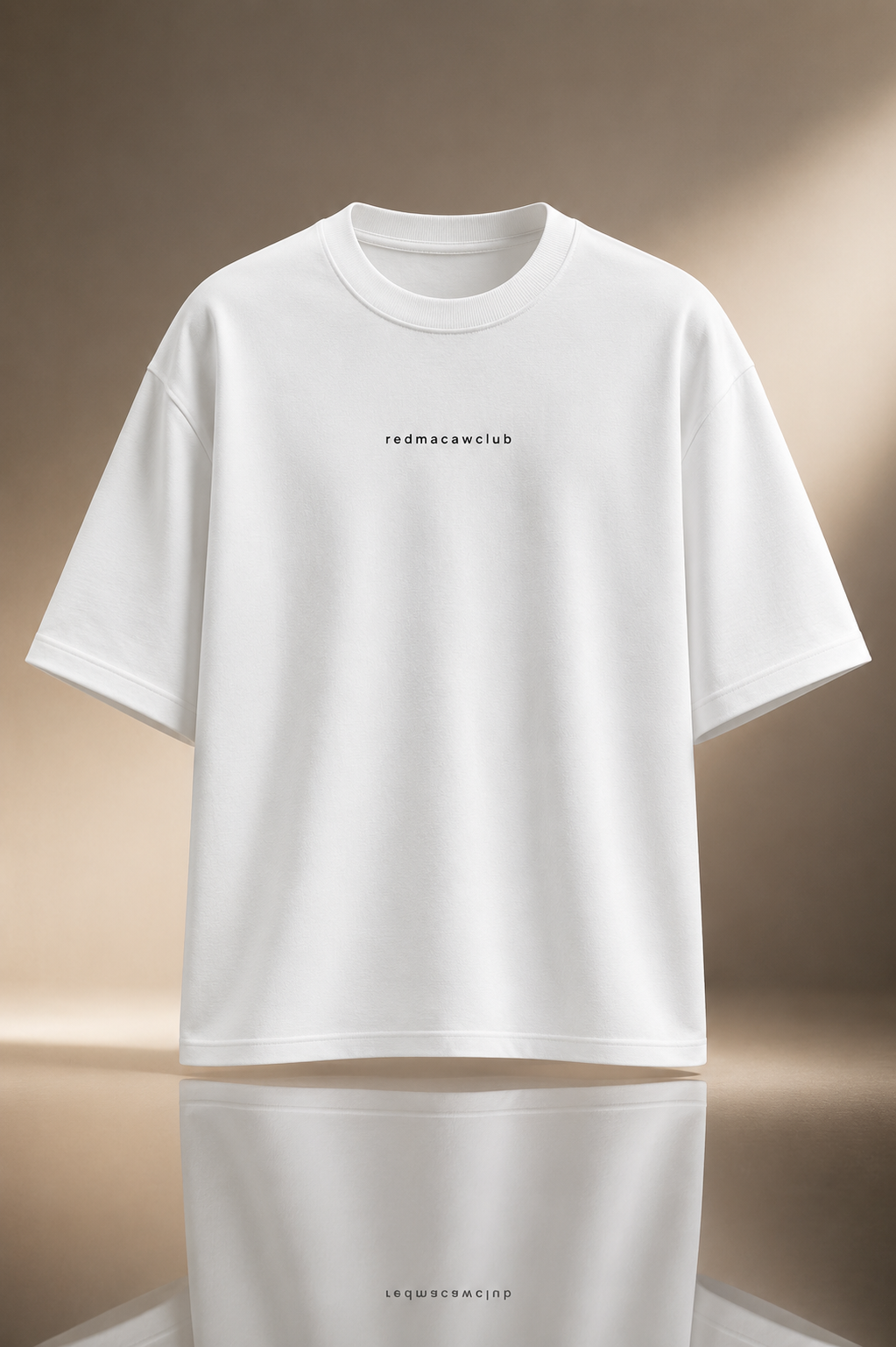 Oversized white drop shoulder T-shirt
